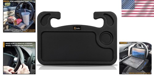 Versatile Car Desk with Pen Holder - Perfect for On-the-Go Eating & Work - Photo 2/10