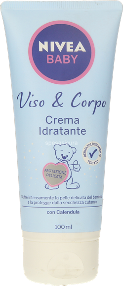 4 pezzi di crema idratante viso e corpo nivea baby protezione delicata 100 ml