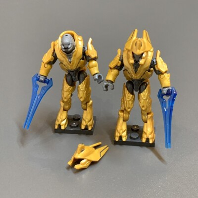 #ad 2 Elite Warlord HALO MEGA CONSTRUX SPARTAN FIGURE UNSC SCORPION CLASH HHC42 #2 $12.21