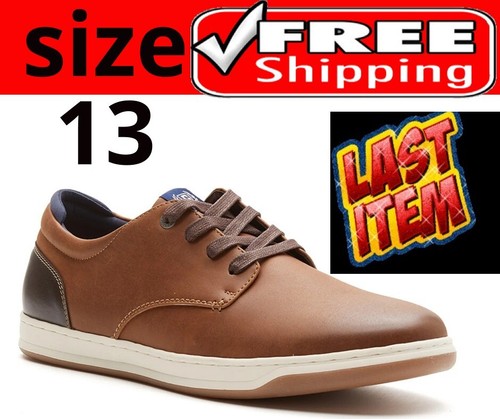 Brand New Size 13 Chaps Men's Matt Derby Lace-Up Casual Dress Shoes Memory Foam - Picture 8 of 15