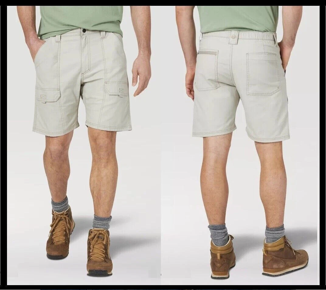 Wrangler Men's Stretch Cotton Cargo Combat Shorts 30W