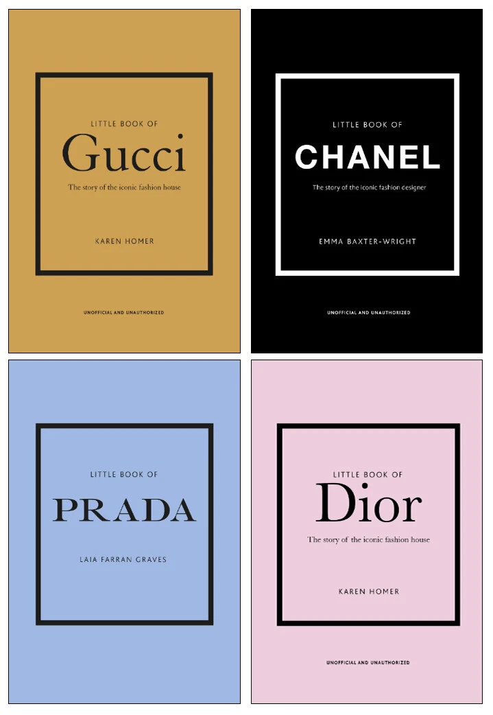 The Little Guides to Style 4 Books Collection Set (Gucci, Prada