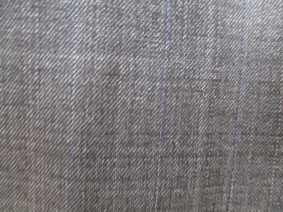 Blazer Caravelli Para Hombres 40 S Gris Abrigo a Cuadros Chaqueta Lana Adulto 2 Botones Foto 3 de 4