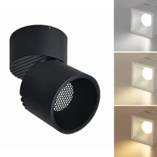 Indoor 12W LED COB Ceiling Lamp Adjustable Light Fixture Picture Spotlight Hotel