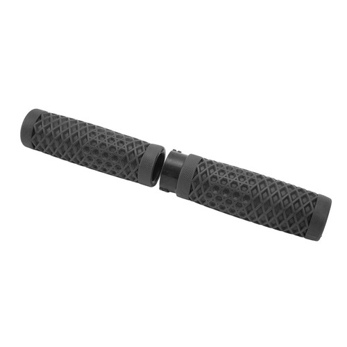 £ Black Pair Of 25mm/28mm Motorcycle Handlebar Grip Left Right Universal - Picture 2 of 22