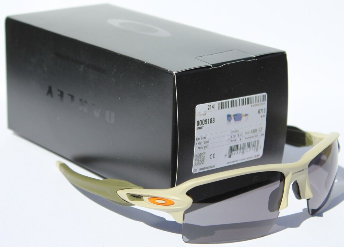OAKLEY Flak 2.0 XL Sunglasses Matte Sand/Prizm Grey Latitude OAKLEY Flak 2.0 XL Sunglasses Matte Sand/Prizm Grey Latitude