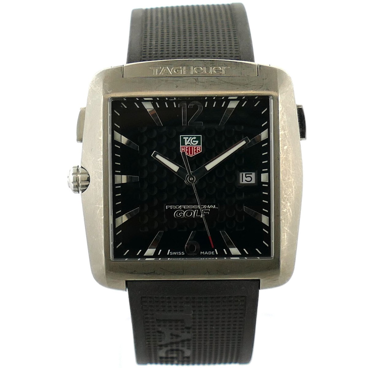 TAG HEUER GOLF WAE1111-0 PROFESSIONAL BLACK DIAL TIGER WOODS TAG HEUER GOLF WAE1111-0 PROFESSIONAL BLACK DIAL TIGER WOODS