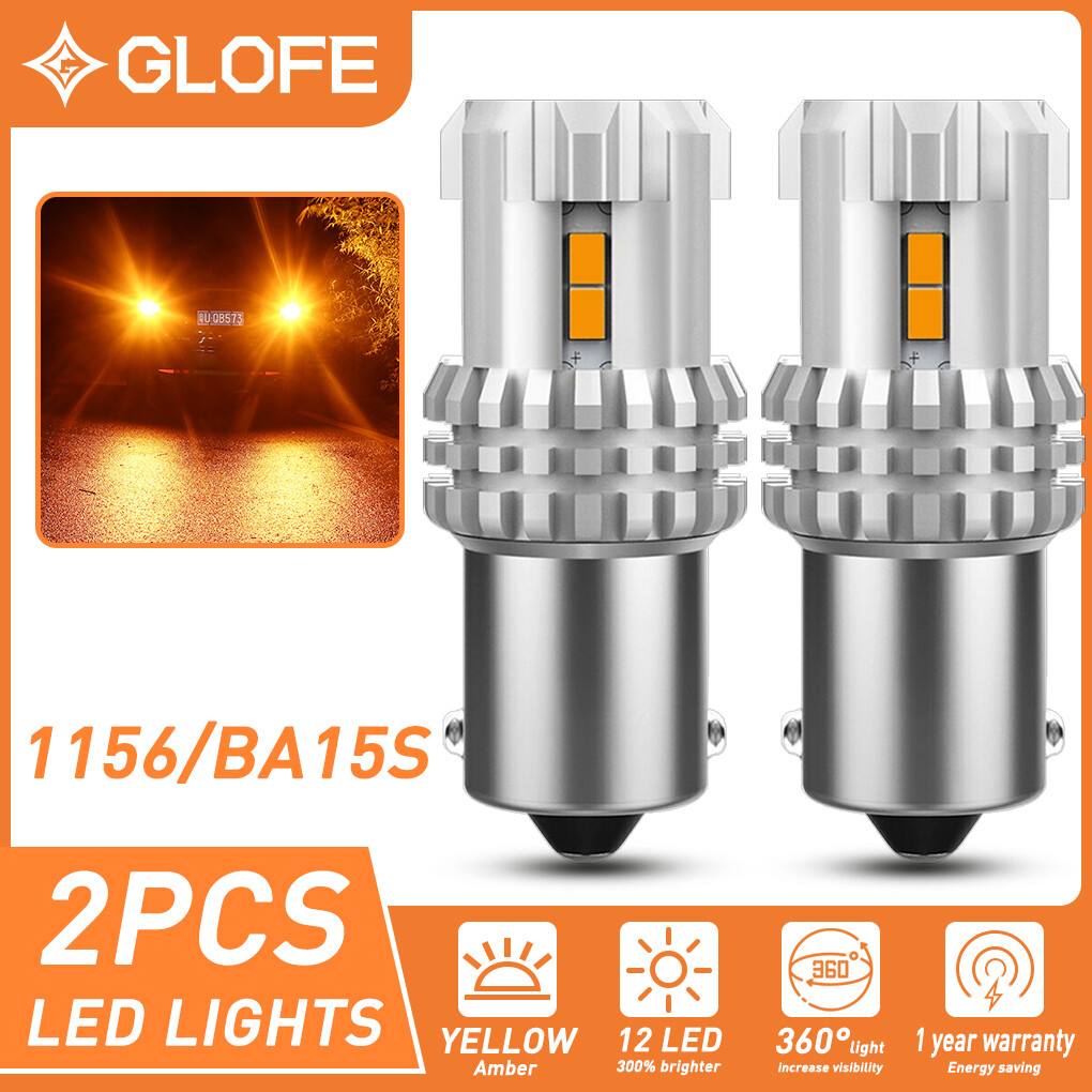 1156A 7506 LED Front Turn Signal Light Bulb 3000K For Toyota