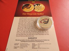 *Der Fliegende Koffer * Andersen Märchen*Medaille/PP Coloriert * ca40mm(KOM)