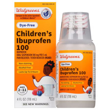  Children's Dye-Free Ibuprofen Oral Susp Berry 4oz DAMAGED BOX SEALED BOTTLE