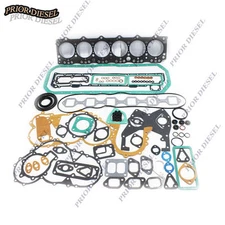 Isuzu 6BG1T 6.5L Full Gasket Kit For TCM Forklift Hitachi JCB Excavator NRR FSR