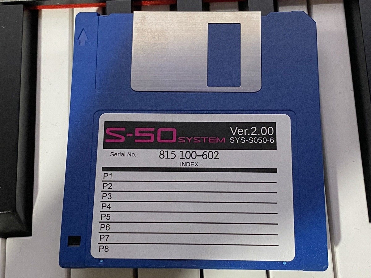 ROLAND S-50 Operating System Boot Disk v2 - OS 2.0 Roland S50 | eBay