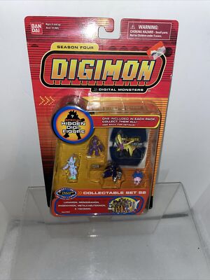 RARE!!! NEW IN BOX - Digimon Bandai Season 4 Collectible Set 52 Hidden Figure!