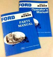 Ford Series 515 Rear Attached Mower Operators Owners Parts Manual Set Sickle Bar
