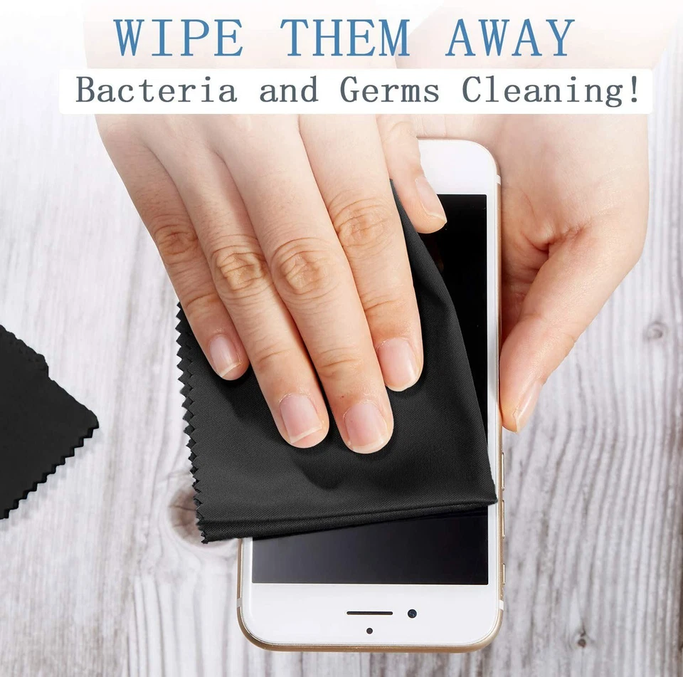 Lote Premium Pano de Limpeza de Microfibra para Óculos Tela de Telefone Lente de Câmera - Imagem 4 de 4