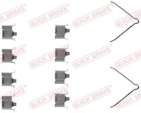 Quick Brake 109-1166 ZubehöRsatz, Scheibenbremsbelag FüR Ford Asien & Ozeanien