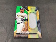 2017 TOPPS TRIPLE THREADS BASEBAL STARLING MARTE JUMBO RELIC PATCH 15/18