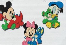 Vintage Mickey Minnie Donald Disney Nursery Children  s Wall Plaques