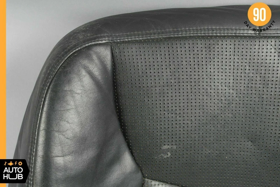 03-06 Cojín asiento inferior delantero izquierdo negro Mercedes W220 S55 S65 AMG fabricante de equipos originales Foto 2 de 4