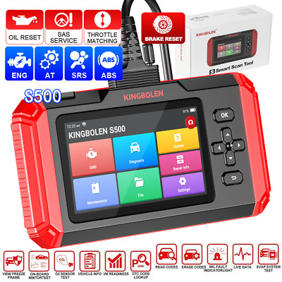 2026 KINGBOLEN S500 KFZ OBD2 Diagnosegerät Auto Scanner 4SYSTEM 6Reset ABS SAS
