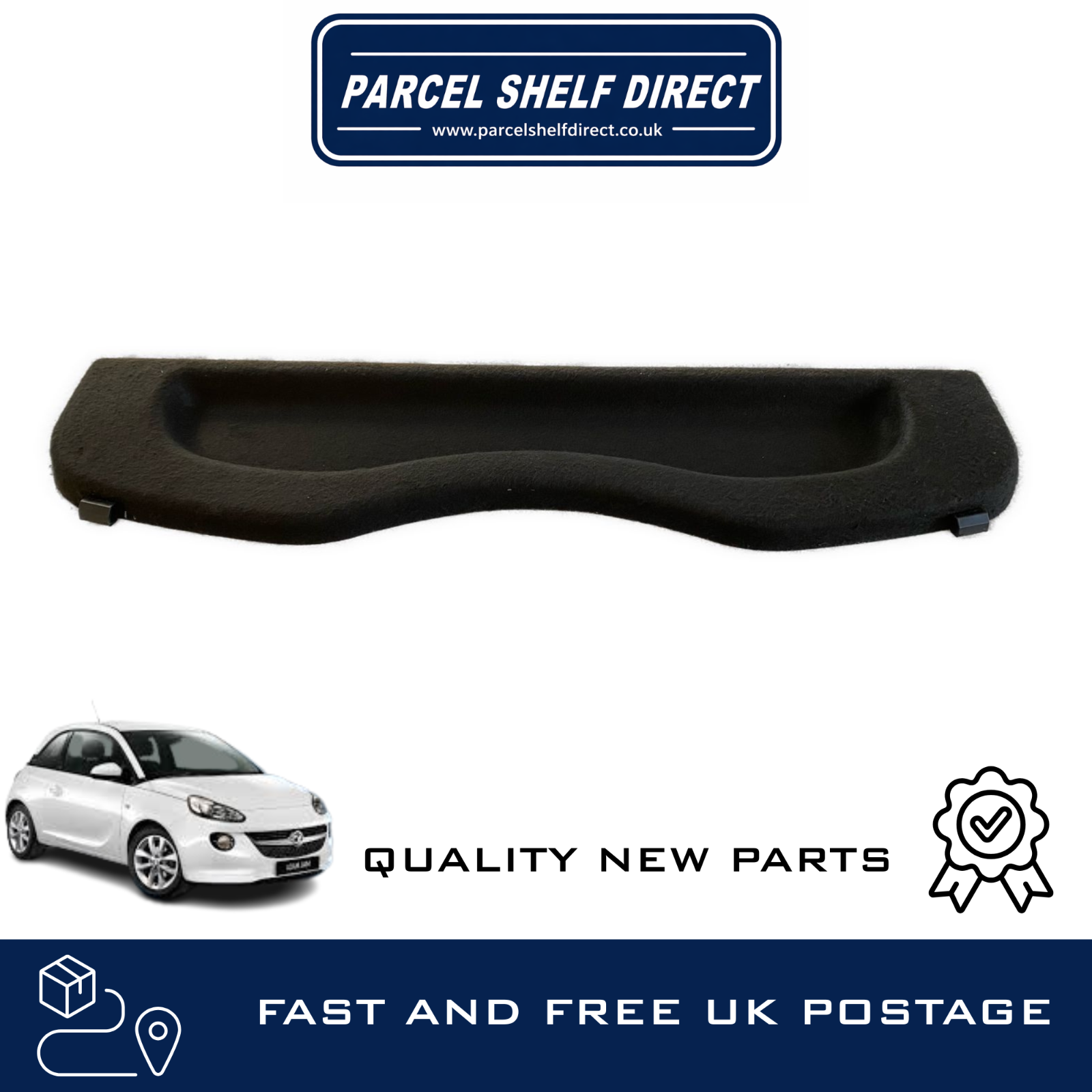 VAUXHALL ADAM PARCEL SHELF / LOAD COVER / LUGGAGE COVER 2012-2019- BRAND NEW!