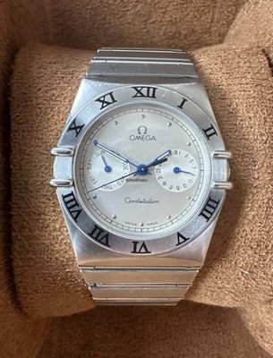 OMEGA Constellation Day Date Steel Quartz Mens Watch 396.1080 BF585791