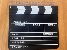HENBRANDT Wooden Clapper Board Film Movie Making Accessory TV Film for Hollywood