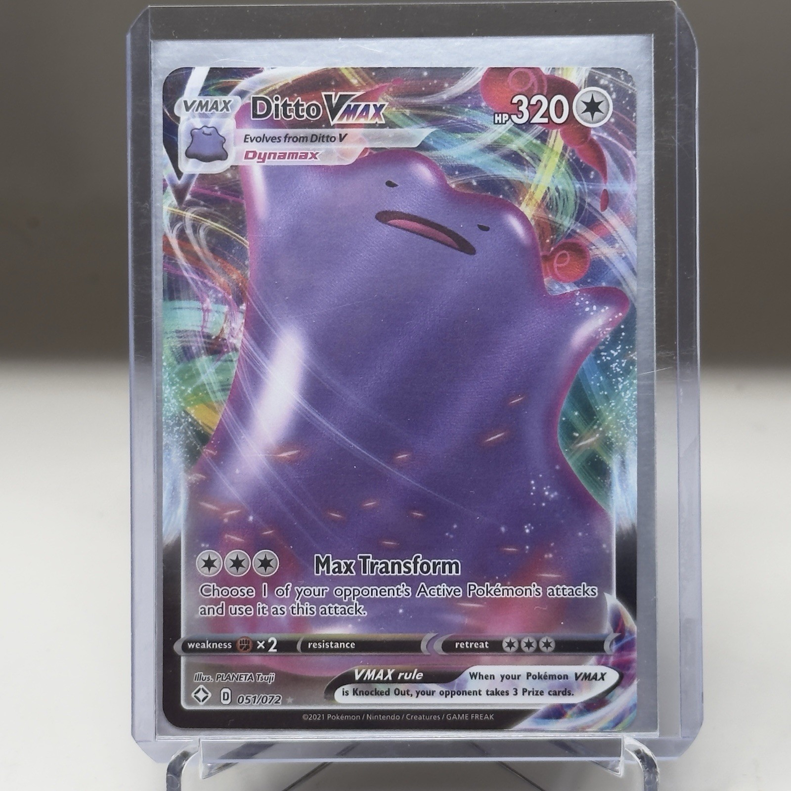 Ditto VMAX 051/072 Shining Fates Holo