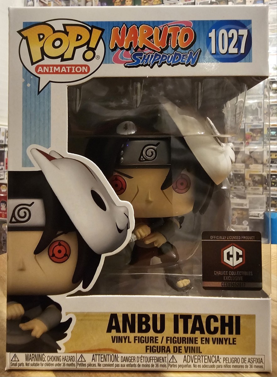 Funko Pop Naruto Shippuden Anbu Itachi #1027 Chalice Exclusive New