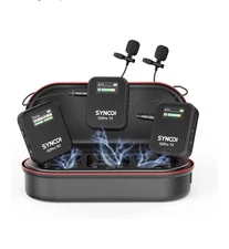 SYNCO Wireless Lavalier Mic System, G2(A2) PRO Dual Channel 656FT Transmission