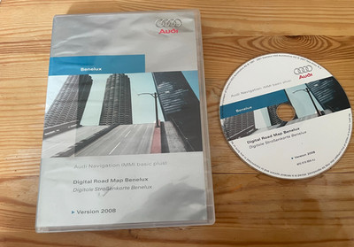 CD Audi Navigation - Benelux Version 2008 (MMI basic plus) AUDI digital road map