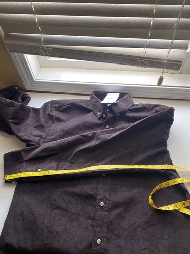 Brooks Brothers Corduroy Shirt Mens XXL Brown Regent Fit Long Sleeve Preppy NEW - Picture 13 of 16