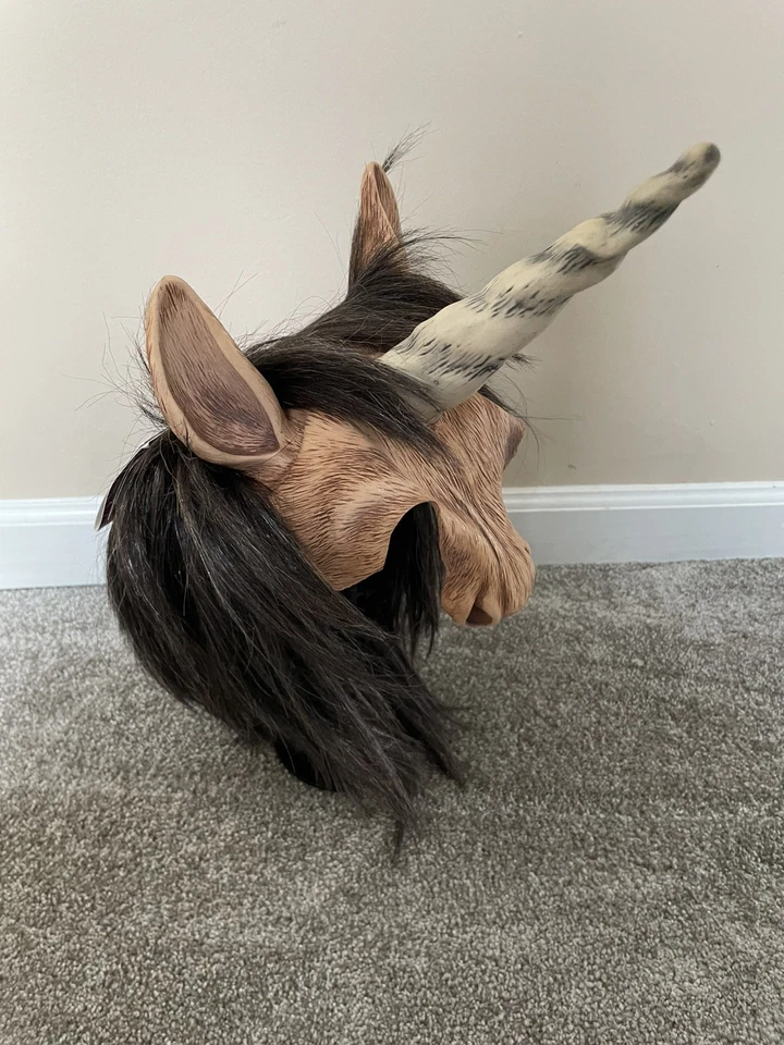 Adult Zagone Studios Hand Made “Unicorn” Halloween Mask H1005 - Image 2 of 4