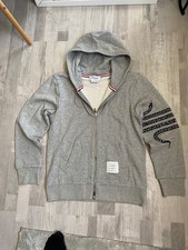 Thom Browne snake zipper pullover. gray. Size...