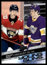 2020-21 Upper Deck Young Guns Young Guns Checklist (Aleksi Heponiemi/Arthur