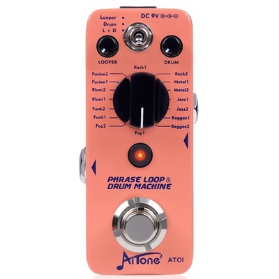 Looper Pedal with Drum Machine 2 in 1 Loop Pedals for Electric Guitar 20 Minu...