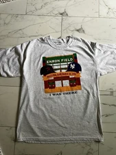 Vintage 2000 Enron Field Astros -Yankees Inaugural I Was There Shirt Rare XL New