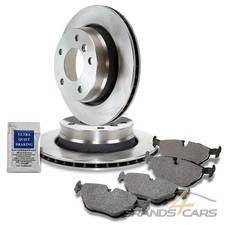 ATEC BREMSSCHEIBEN BELÜFTET Ø276 + BREMSBELÄGE HINTEN FÜR BMW 3-ER E36 E46