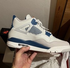 Nike Air Jordan 4 Retro Military Blue EU Größe 42.5 US 9