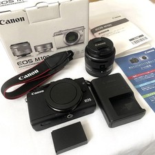 Canon EOS M100 Mirrorless Camera Compact High Performance with Accessories