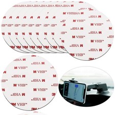 10 Pack 80mm Circular Double Sided Sticky Pads Car Mount Adhesive Replacement