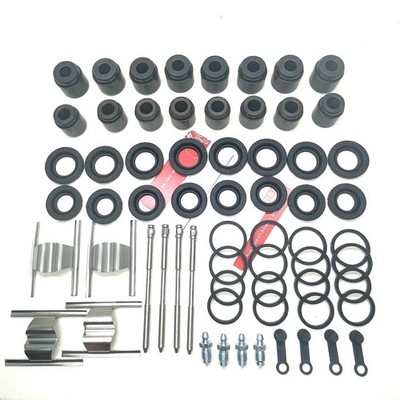 For CL55 CL65 S55 AMG Front Brake Caliper Repair Kit 8 pot piston hardware FA031