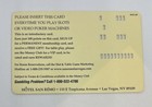 HOTEL SAN REMO The Money Club Introductory Slot Card.  Las Vegas, NV — photo 2