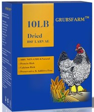 Premium Chicken Treats 10LB - Superior to Dried Mealworms - Non-GMO 85X Mor...