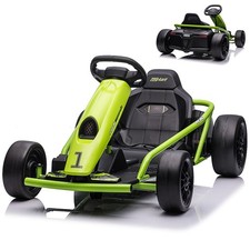 24V Electric Go Kart for Kids 8-12 Dual 300W Motor High-Speed Drifting Kart