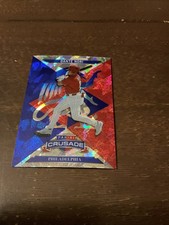 2025 Panini Crusade Philadelphia Dante Nori Blue/Orange Cracked Iced Card