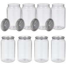 330Ml 10Pcs Disposable Cans Milk Tea Ring-Pull Cans Drinks Container PET Empty B
