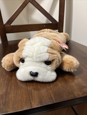 Ty Beanie Buddy - WRINKLES the Bull Dog 13" NEW MWMTs Plush Stuffed Animal Toy