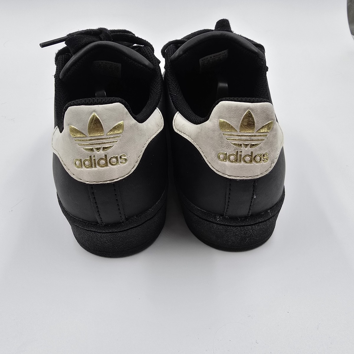 Size 8 - adidas Superstar Core Black for sale online | eBay