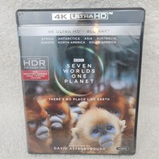 BBC Seven Worlds One Planet 4K Ultra HD New Sealed 6 Discs ~6 Hrs HDR Nature Doc